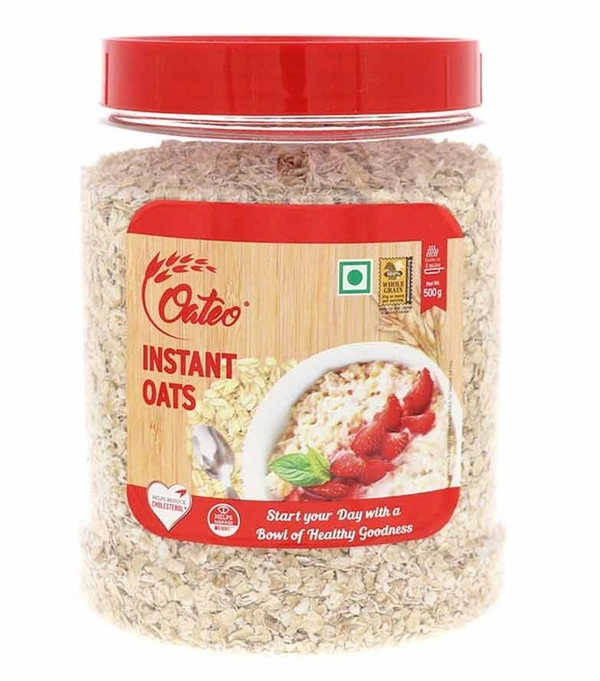 Nirapara Oateo Instant Oats Pet Jar, 1 Kg - 1 Kg