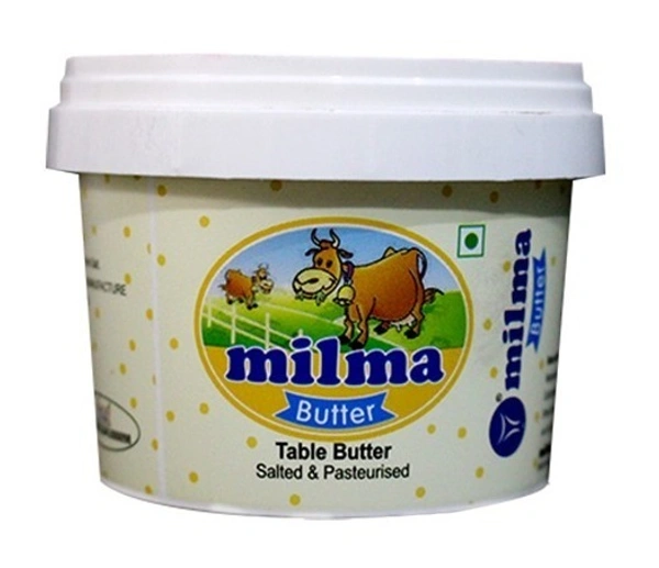 Milma Pasteurised Unsalted Butter - 200g Carton - 200g