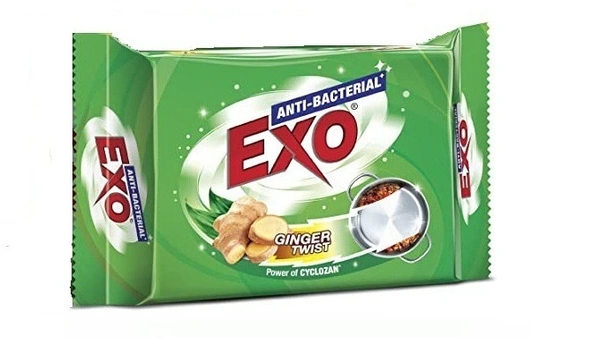 Exo Ginger Twist Anti Bacterial Dishwash Bar, 125g - 125g
