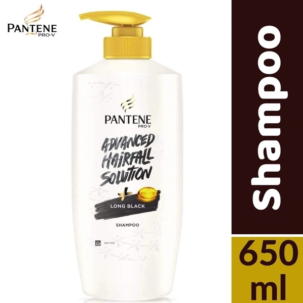 Pantene Shampoo Black Long, 650ml - 650ml