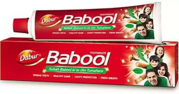 Dabur Babool Toothpaste Double Protection Of Babul& Clove, 175g - 175g