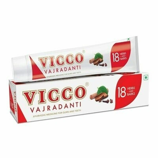 Vicco Vajradanti Ayurvedic Toothpaste Dalchini, 80g - 80g