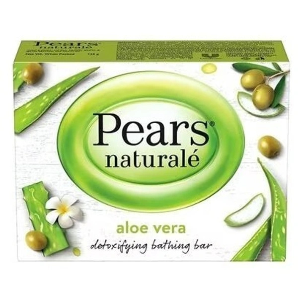 Pears Naturale Aloe Vera Detoxifying Bathing Bar Green 125g - 125gm
