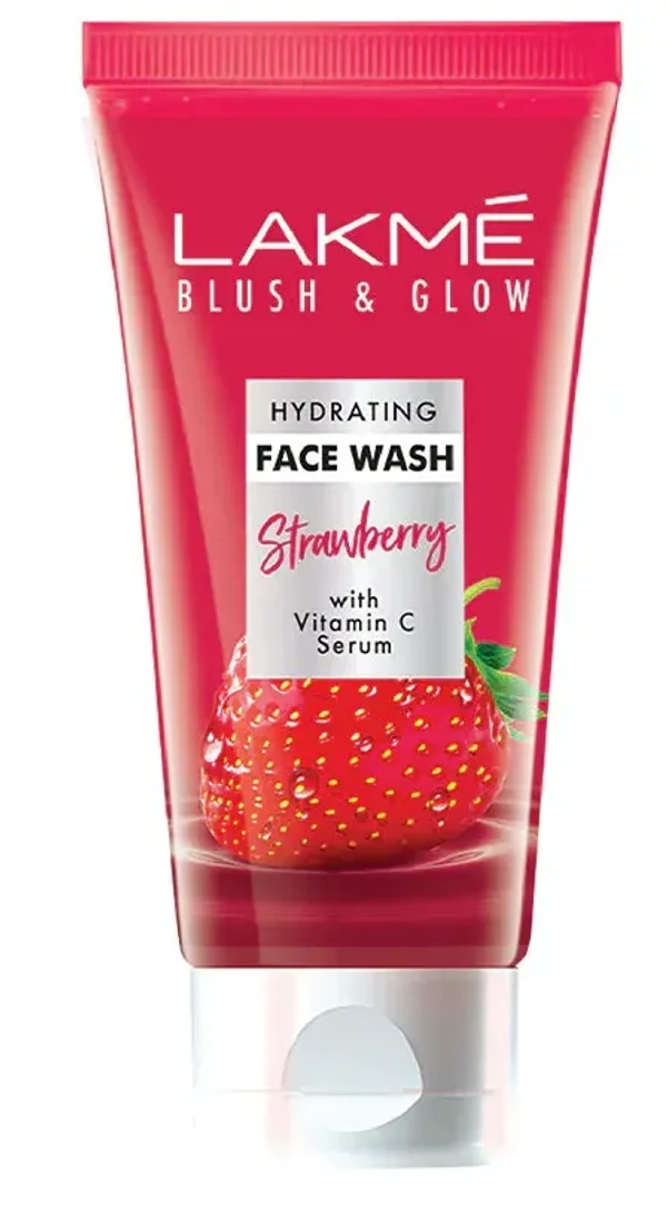 Lakme Blush And Glow Strawberry Face Wash, 50g - 50g