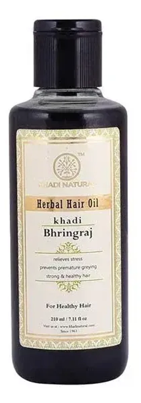Khadi Herbal Bhringraj Hair Oil, 210 ml - 210 ml