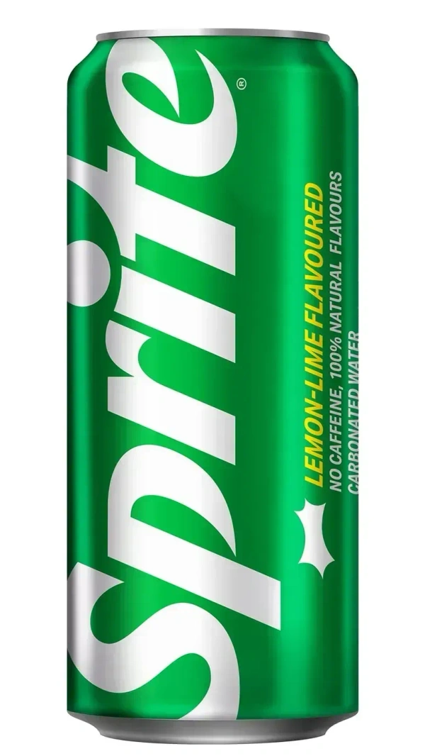 Sprite Regular Lemon Lime Flavored Carbonated Soft Drink Can, 300ml - 300ml