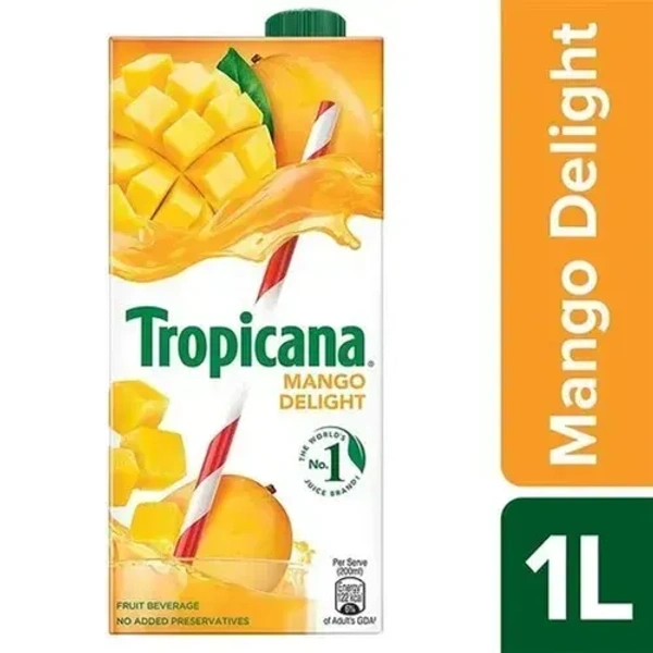 Tropicana Mango Packet Soft Drink 1L - 1L