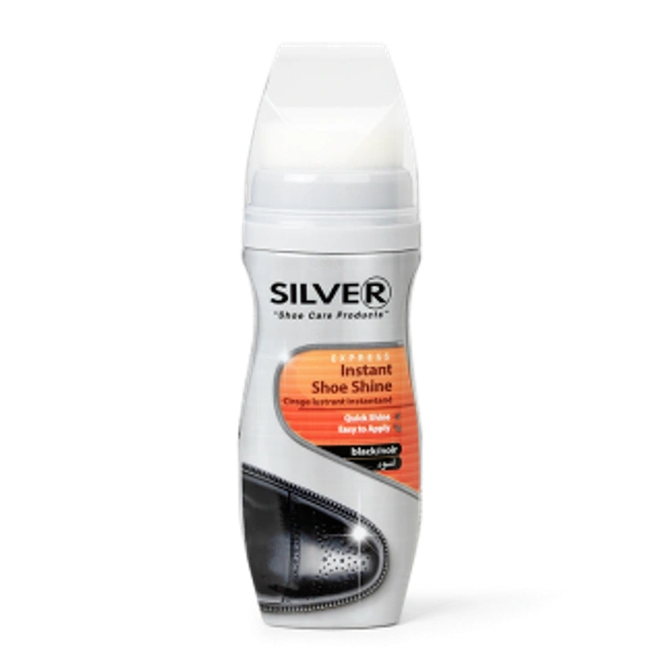 Silver Express Instant Shoe Shine Black, 75 ml - 75 ml