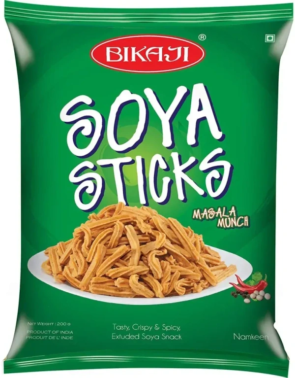 Haldiram's Indian Snacks Soya Sticks Chat Pata Masala, 200g - 200g