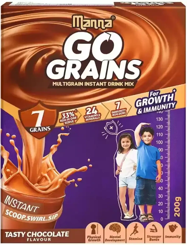 Manna Go Grains Chocolate 200g - 200g