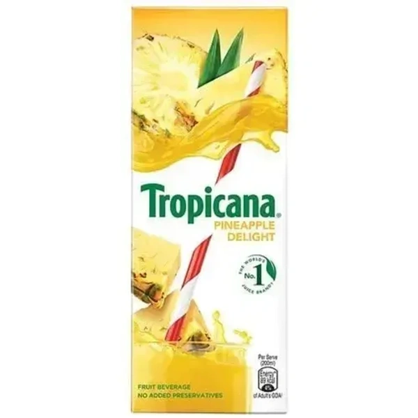 Tropicana Pineapple Packet Soft Drink 200ml - 200ml
