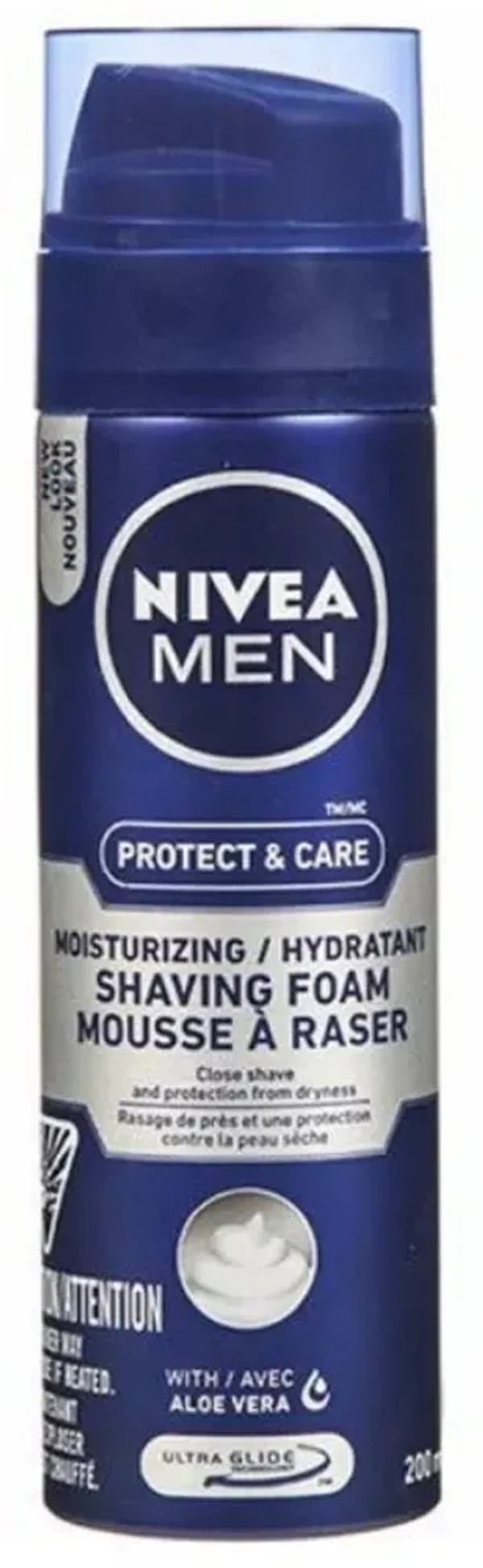 Nivea Shaving Foam Protect / Care, 200 ml - 200 ml