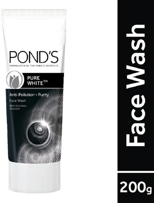 Pond's Face Wash Pure White Anti Pollution + Purity 200g - 200g