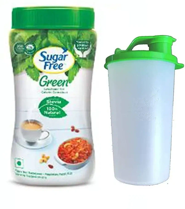 Sugar Free-Green Powder-100g + Free Shaker - 100g