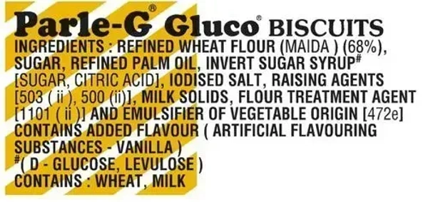 Parle-G Original Gluco Biscuits Pouch, 250g - 250g