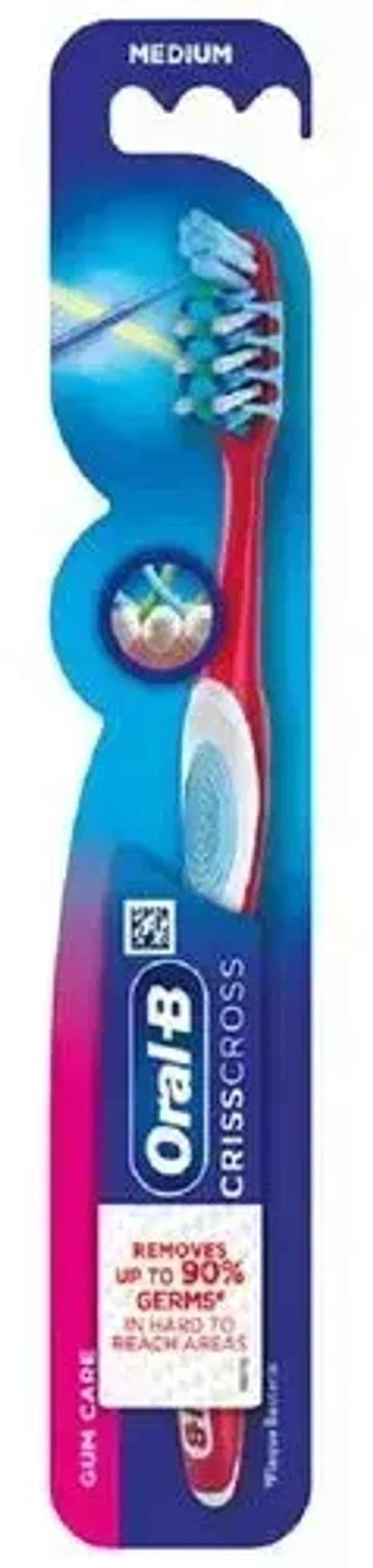 Oral-B Toothbrush Crisscross Gumcare Medium, 1 pcs - 1 pcs