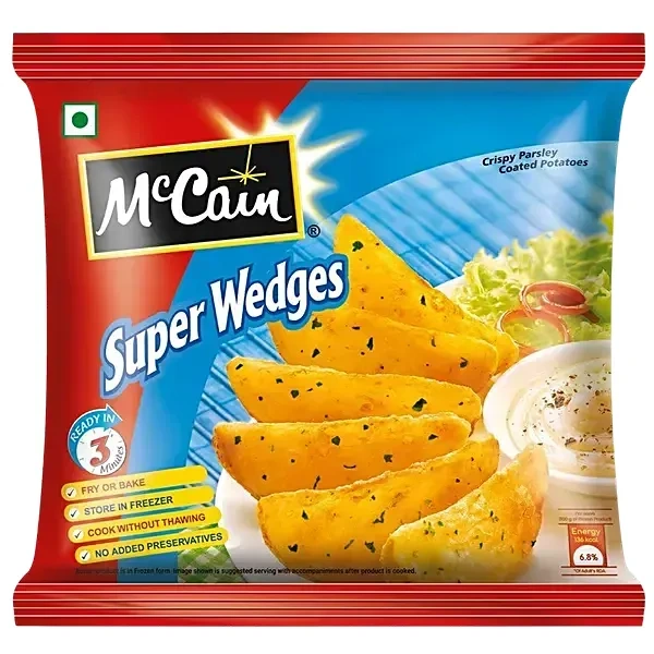 Mccain McCain Crispy Herb Coated Potatoes Super Wedges, 400g - 400g