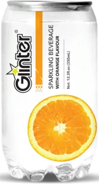 Glinter Sparkling Beverage with Orange Flavour 350 ml