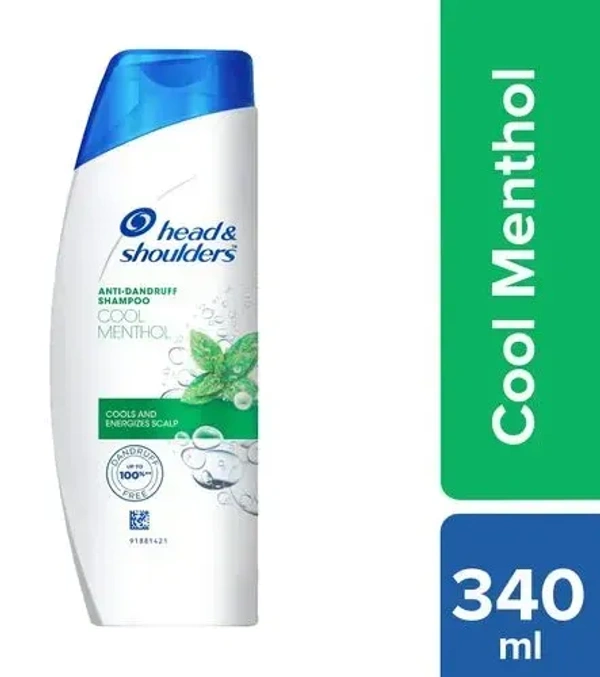 Head & Shoulders Antidandruff Shampoo Cool Menthol 340ml - 340ml