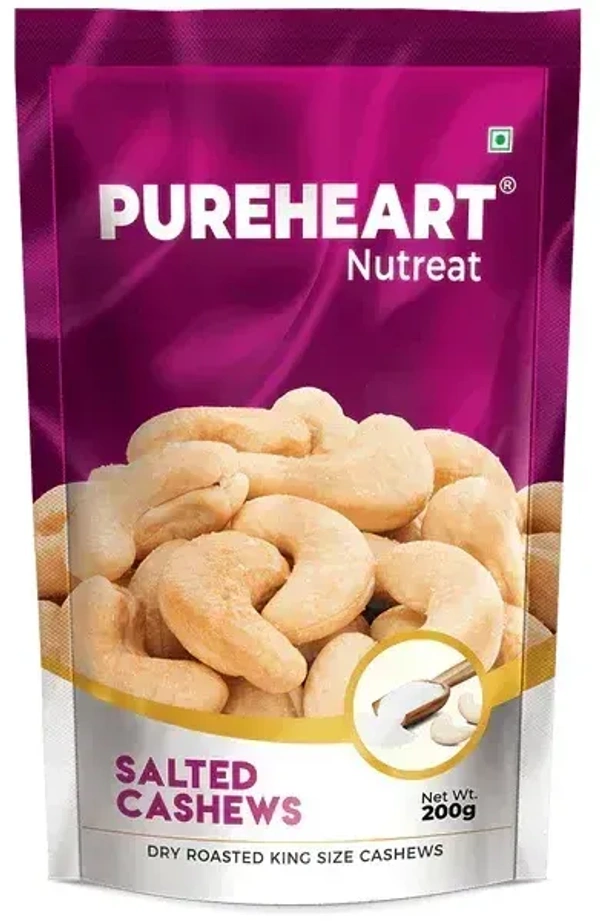 Pure Heart Pureheart Nutreat Salted Cashews, 200g - 200g