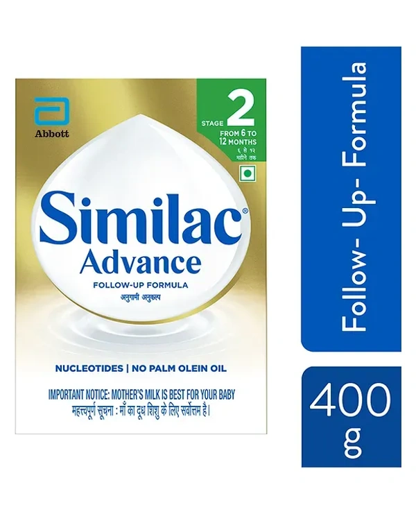 Similac SimSimilac Advance Follow-Up Infant Formula Stage 2, after 6 monthsilac Advance Follow Up Star After Months, 400g - 400g