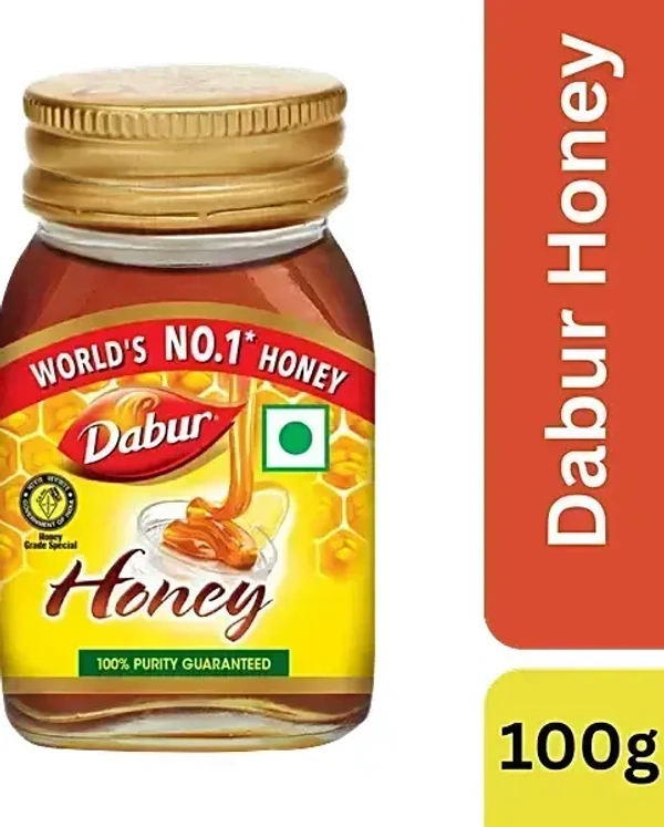 Dabur Honey Purity Guaranteed Jar, 100g - 100g