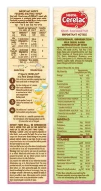 Nestle Cerelac Wheat Rice Mixed Fruit, 300g - 300g