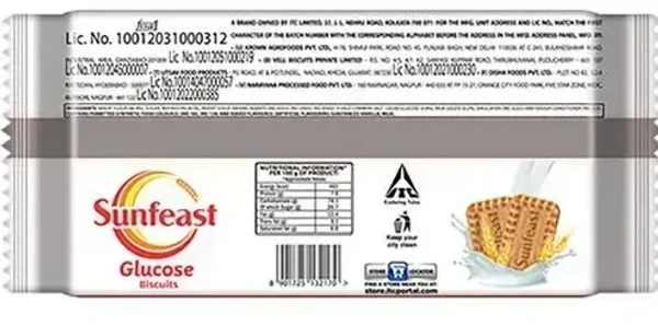 Sunfeast Glucose Biscuits, 250g - 250g