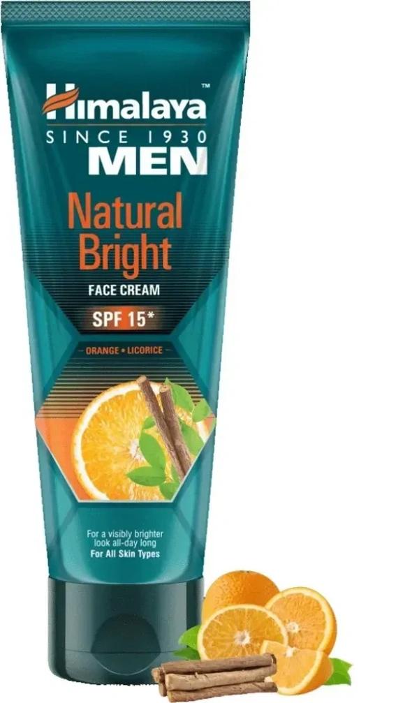 Himalaya Men Natural Bright Face Cream SPF, 25g - 25g