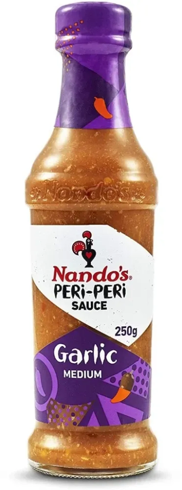 Nando's Peri, Peri Sauce Garlic Medium, 250g - 250g
