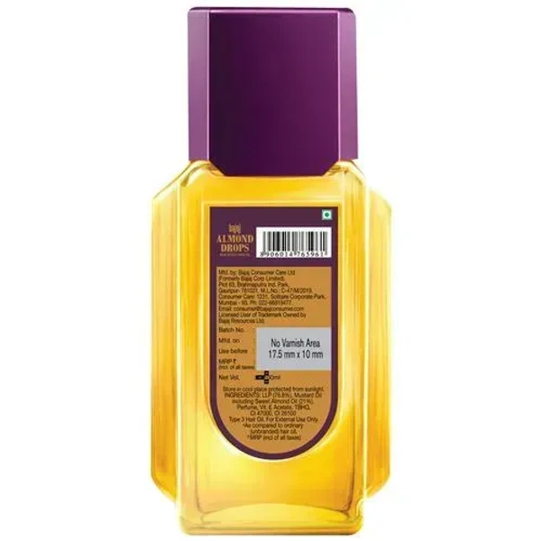 Bajaj Almond Drops Non Sticky Hair Oil, 100 ml - 100 ml