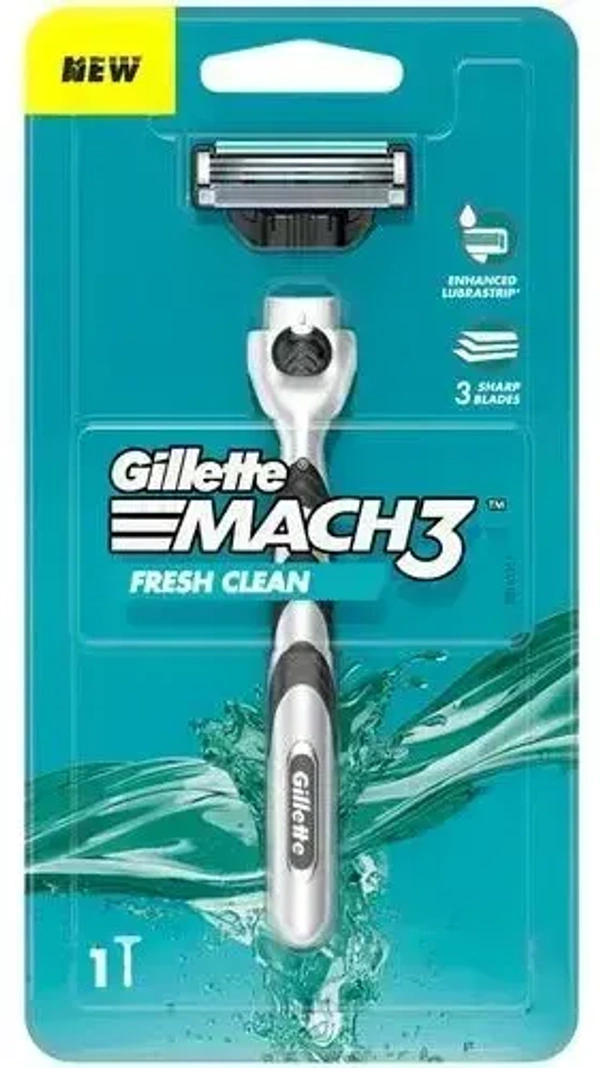Gillette Mach3 New Blade Razor, 1 pcs - 1 pcs