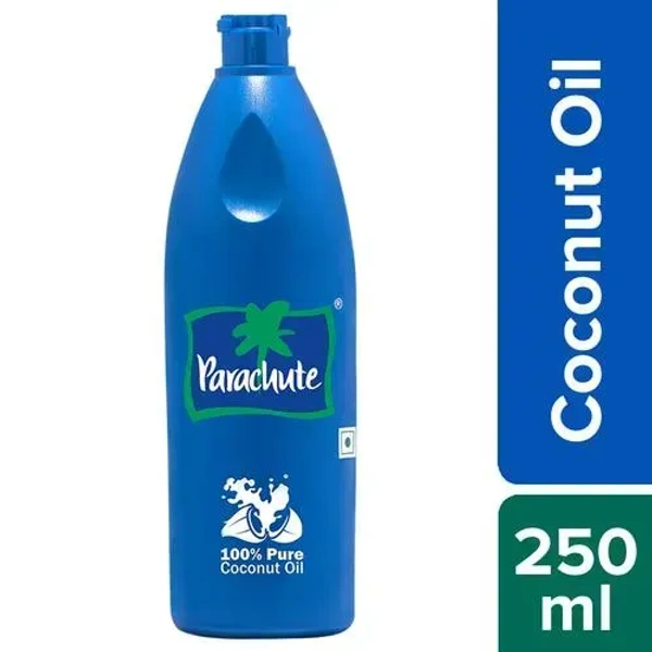 Parachute 100% Coconut Hair Oil Bottle, 250 ml - 250 ml