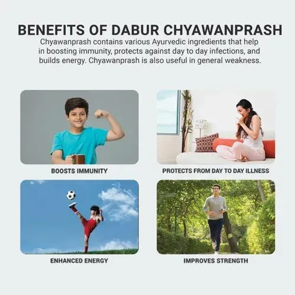 Dabur Chyawanprash 2x Immunity, 575g - 250g