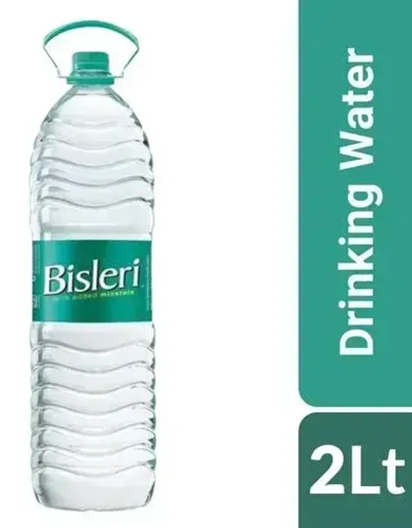 Bisleri Drinking Water With Added Minerals, 2 L - 2L