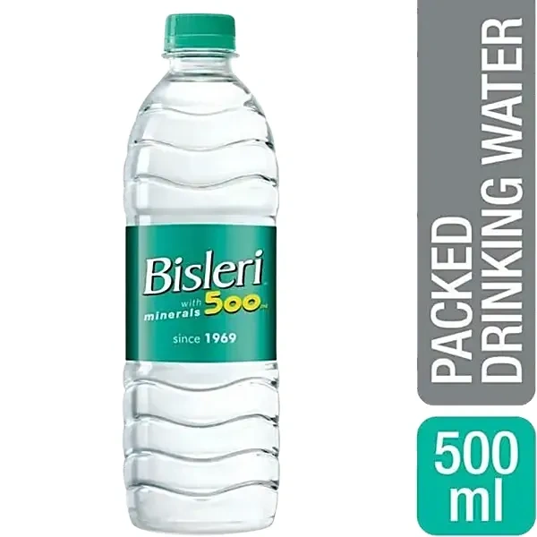Bisleri Drinking Water With Added Minerals, 500ml - 500ml