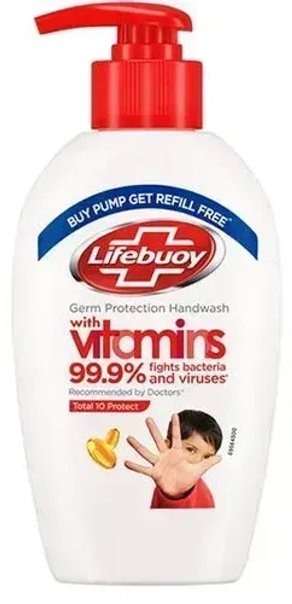 Lifebuoy Total 10+ Handwash, 190 ml