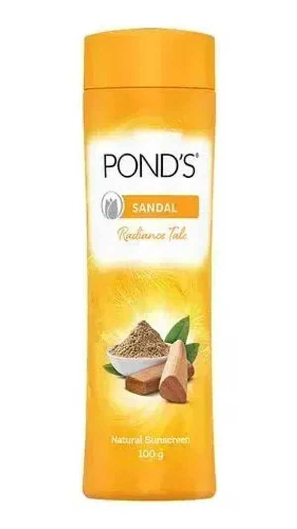 Pond's Sandal Radiance Talcum Powder, 100g - 100g