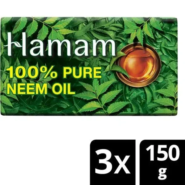 Hamam Neem Tulasi Aloe Ver Soap, 150gm ( Pack of 3) - 150gm