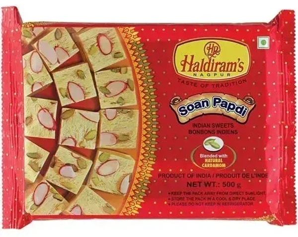 Haldiram's Soan Papdi Blended With Natural Cardmom, 100g - 100g