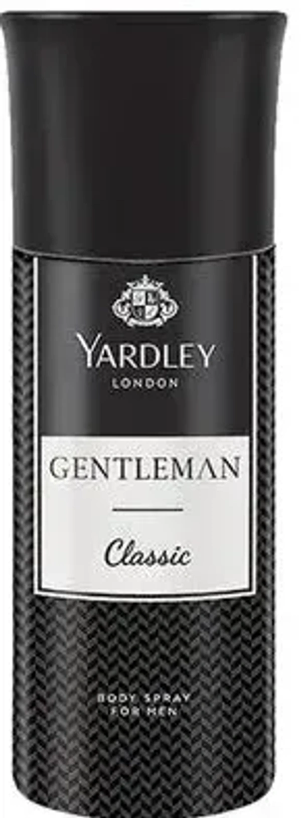 Yardley London Gentleman Classic Body Spray For Men, 150 ml - 150 ml