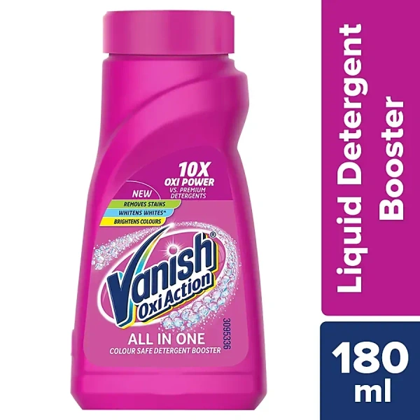 Vanish All In One Colour Safe Detergent Booster Liquid 180ml - 180ml
