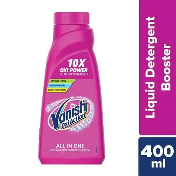 Vanish All In One Colour Safe Detergent Booster Liquid, 400ml - 400ml