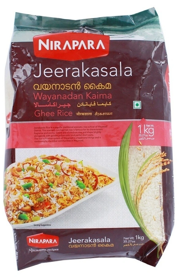 Nirapara Jeerakasala Rice, 1 kg - 1 Kg
