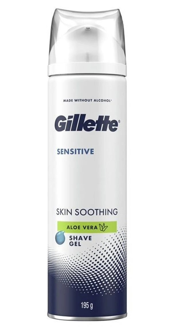 Gillette Gilette Shave Gel Sensitive, 195g - 195g