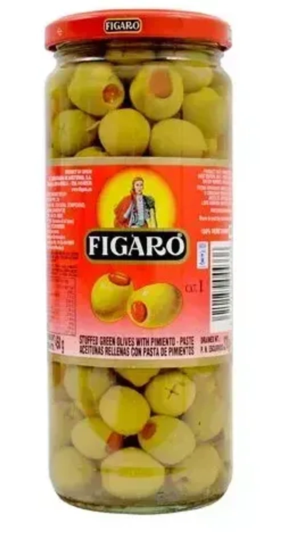 Figaro Sliced Green Olives, 450g - 450g