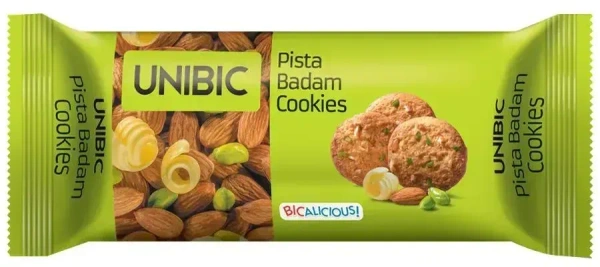 Unibic Pista Badam Cookies, 150g - 150g