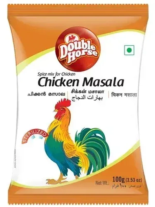 Double Horse Chicken Masala Pouch, 100g - 100g