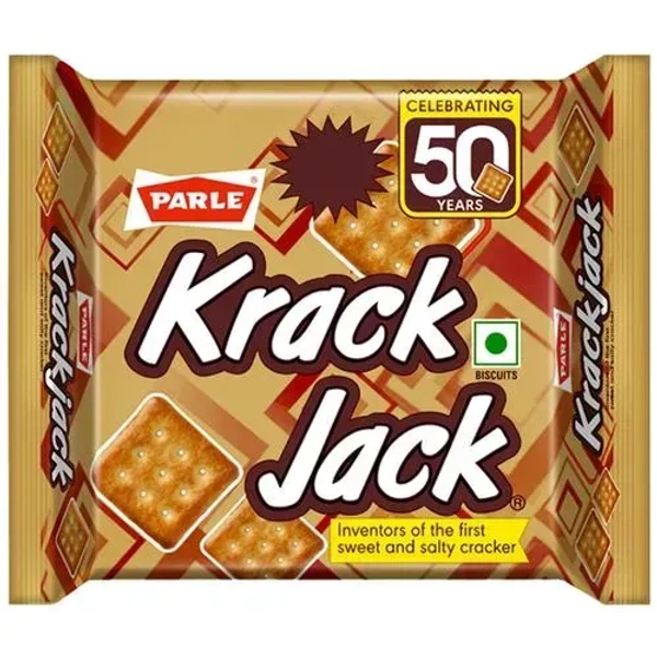 Parle Krack Jack The Original Sweet& Salty Crackers Pack, 75g - 63g