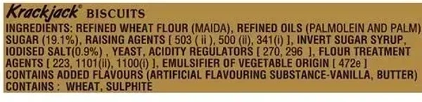 Parle Krack Jack The Original Sweet& Salty Crackers Pack, 75g - 63g